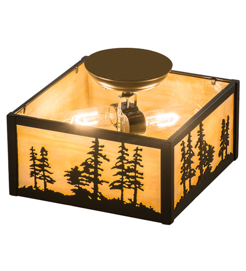 Meyda Tiffany Tall Pines 167261 Ceiling Light - Timeless Bronze
