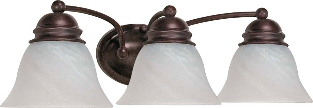 Nuvo Empire 60-346 Bath Vanity Light 21 in. wide - Old Bronze