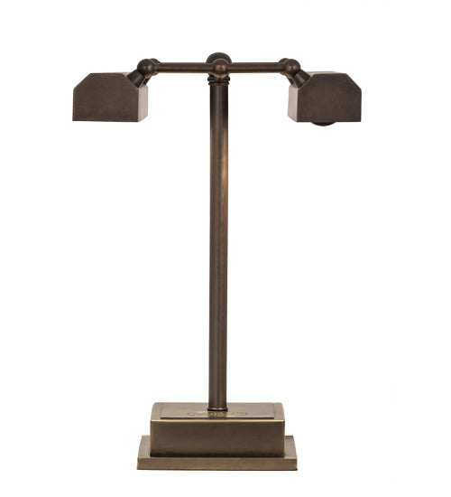 Meyda Tiffany Lighting 167578 Utica Two Light Table Lamp Lamp Brass - Antique