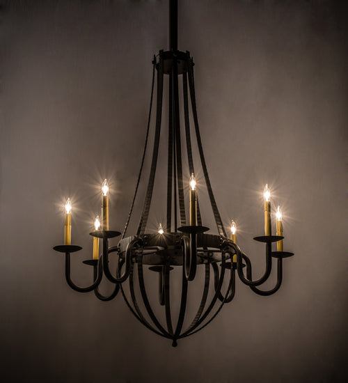 Meyda Tiffany Barrel Stave 167781 Chandelier Light - Oil Rubbed Bronze