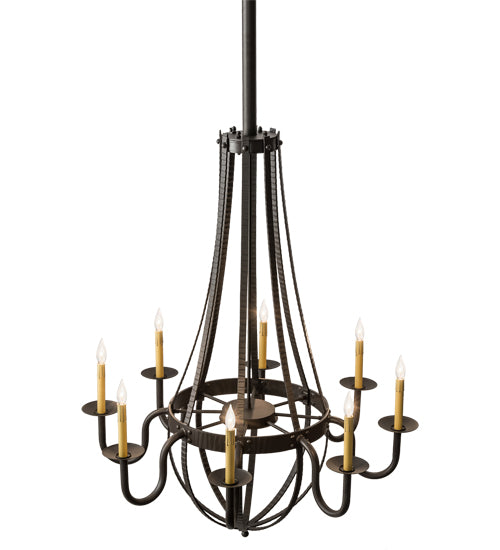 Meyda Tiffany Barrel Stave 167781 Chandelier Light - Oil Rubbed Bronze