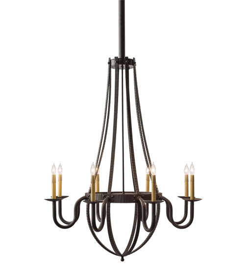 Meyda Tiffany Barrel Stave 167781 Chandelier Light - Oil Rubbed Bronze
