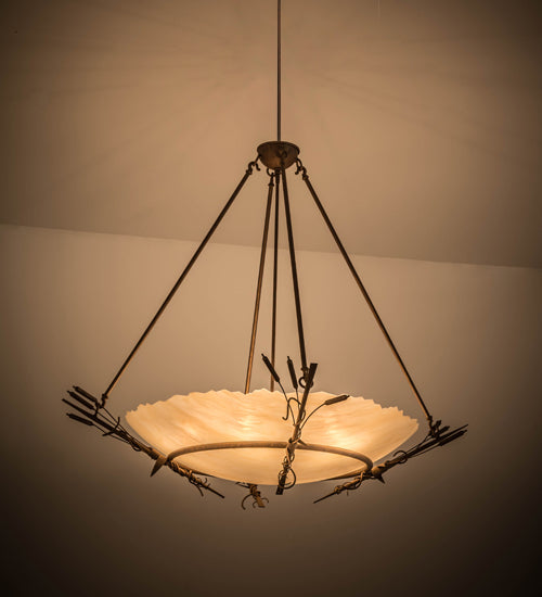 Meyda Tiffany Cattail 167825 Pendant Light - Rust
