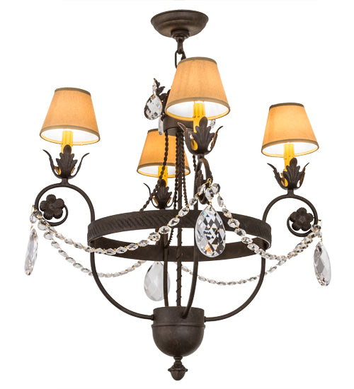 Meyda Tiffany Antonia 167827 Chandelier Light - Crystal