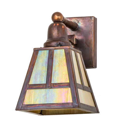 Meyda Tiffany T" Mission" 167892 Wall Light - Vintage Copper