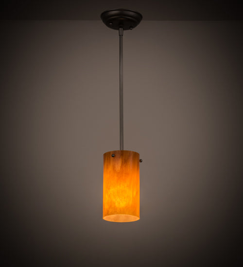 Meyda Tiffany Cilindro 167977 Pendant Light - Brushed Nickel