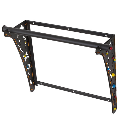 Meyda Tiffany Lighting 168025 Swiss Wall Bracket Home Decor Bronze / Dark