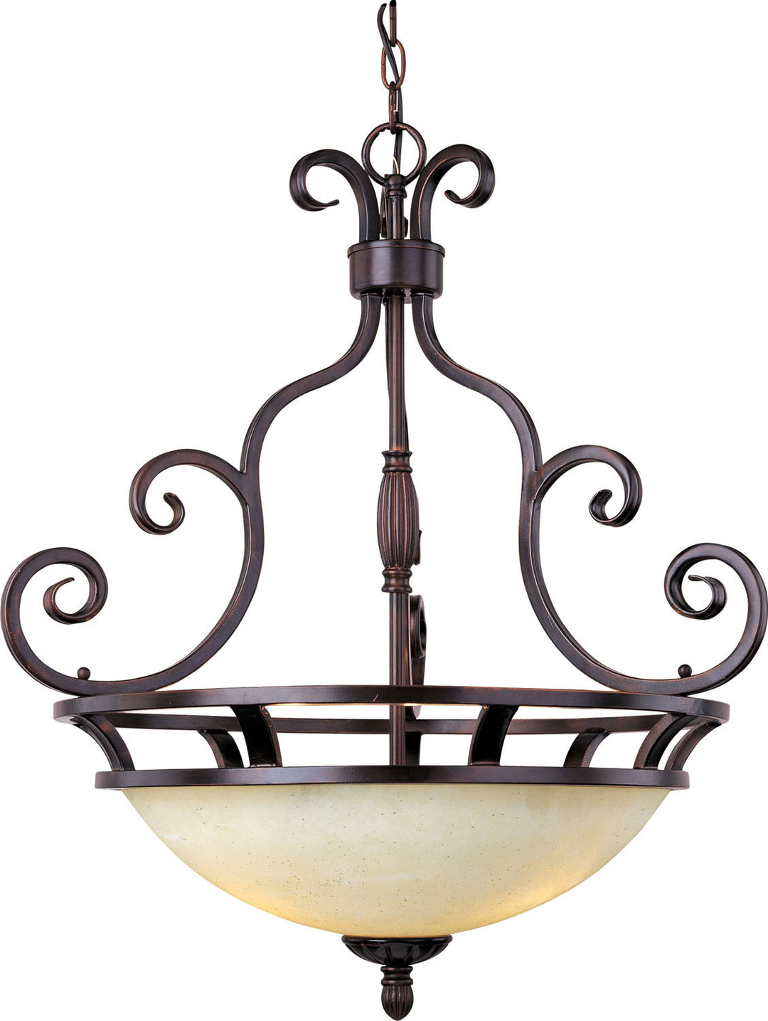 Maxim Manor 12202FIOI Pendant Light - Oil Rubbed Bronze