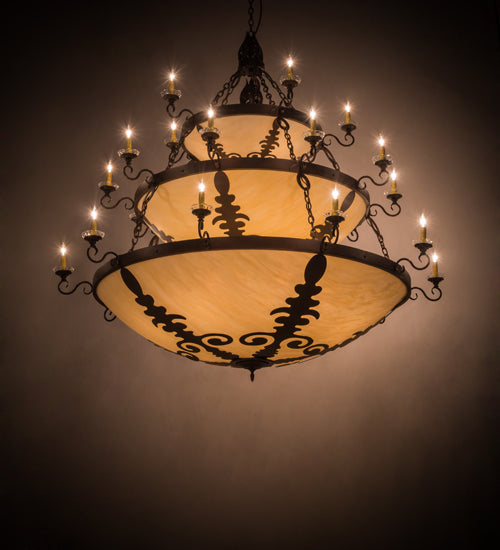 Meyda Tiffany Castellum 168220 Chandelier Light - Mahogany Bronze