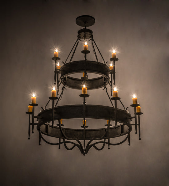 Meyda Tiffany Marta 168295 Chandelier Light - Oil Rubbed Bronze