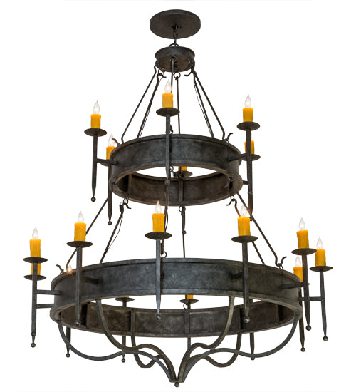 Meyda Tiffany Marta 168295 Chandelier Light - Oil Rubbed Bronze
