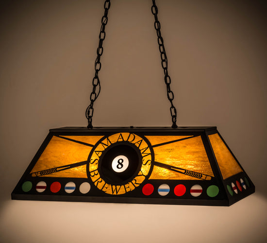 Meyda Tiffany 8 Ball Personalized 168465 Pendant Light - Oil Rubbed Bronze