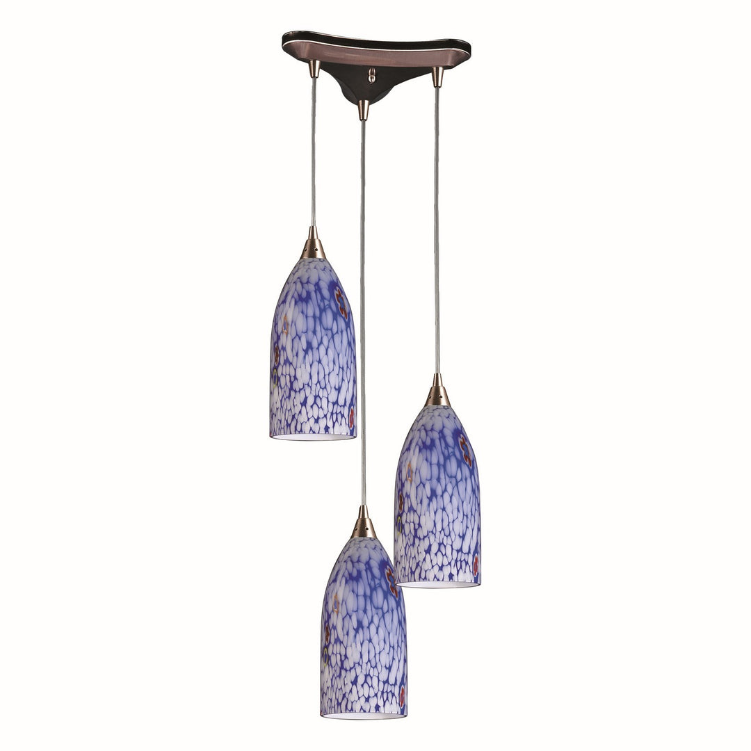 Elk Verona 502-3BL Pendant Light - Satin Nickel
