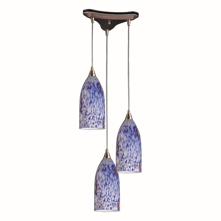 Elk Verona 502-3BL Pendant Light - Satin Nickel