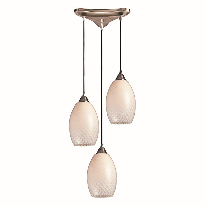 Elk Mulinello 517-3WS Pendant Light - Satin Nickel