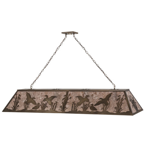 Meyda Tiffany Ducks In Flight 168693 Pendant Light - Antique Copper