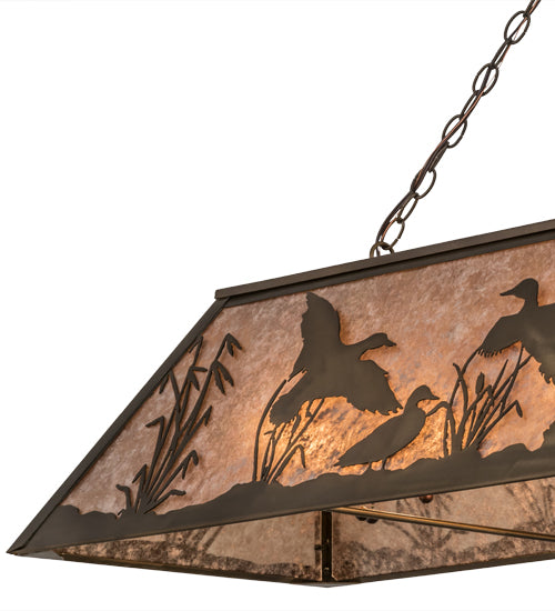 Meyda Tiffany Ducks In Flight 168693 Pendant Light - Antique Copper