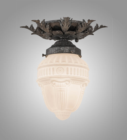 Meyda Tiffany Fancy Floral 169001 Ceiling Light - Pewter,Antique