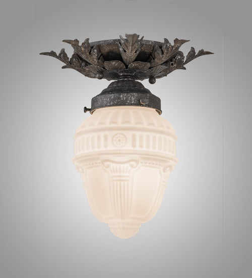 Meyda Tiffany Fancy Floral 169001 Ceiling Light - Pewter,Antique