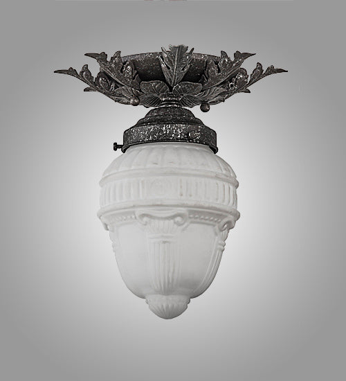 Meyda Tiffany Fancy Floral 169001 Ceiling Light - Pewter,Antique