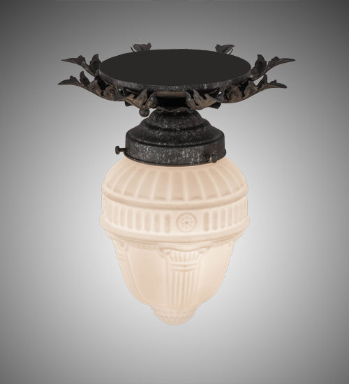 Meyda Tiffany Fancy Floral 169001 Ceiling Light - Pewter,Antique