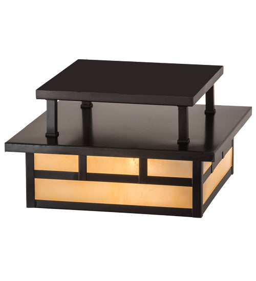 Meyda Tiffany Hyde Park 169070 Ceiling Light - Craftsman Brown