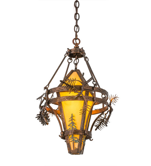 Meyda Tiffany Lone Pine 169201 Pendant Light - Vintage Copper