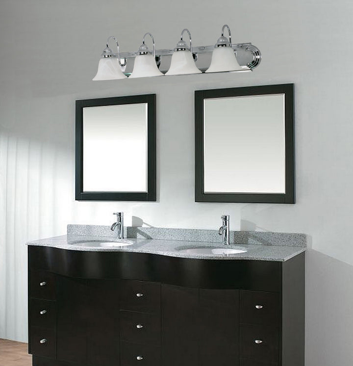 Nuvo Ballerina 60-318 Bath Vanity Light 30 in. wide - Polished Chrome