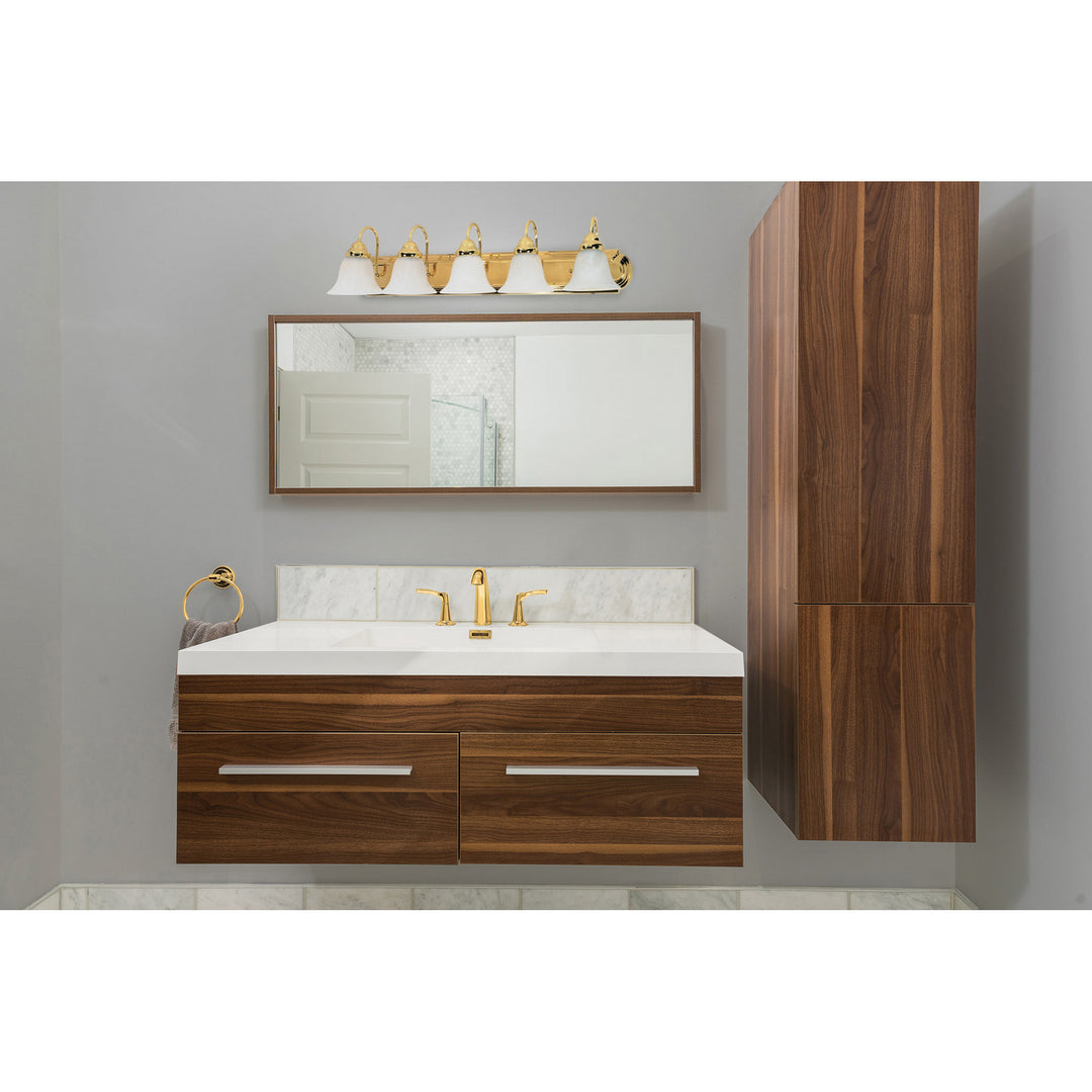 Nuvo Ballerina 60-331 Bath Vanity Light 36 in. wide - Polished Brass