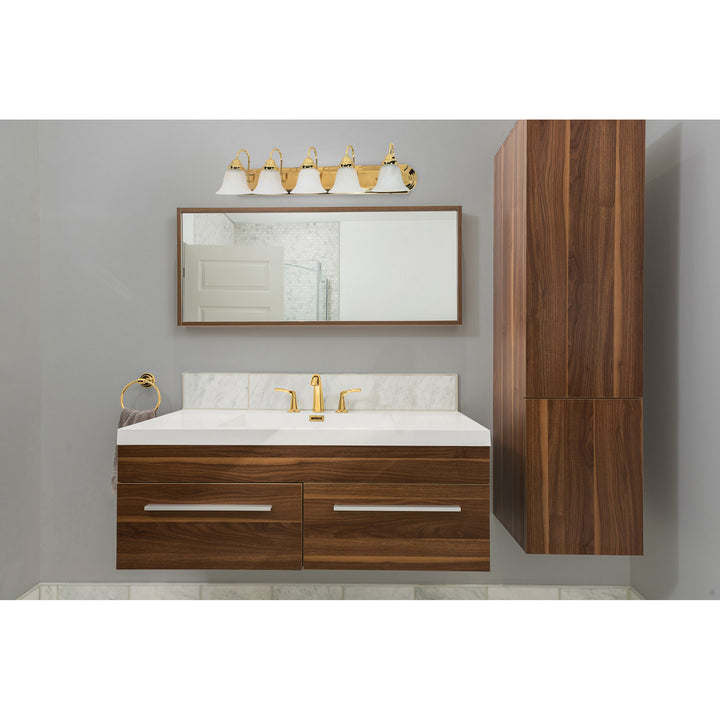 Nuvo Ballerina 60-331 Bath Vanity Light 36 in. wide - Polished Brass