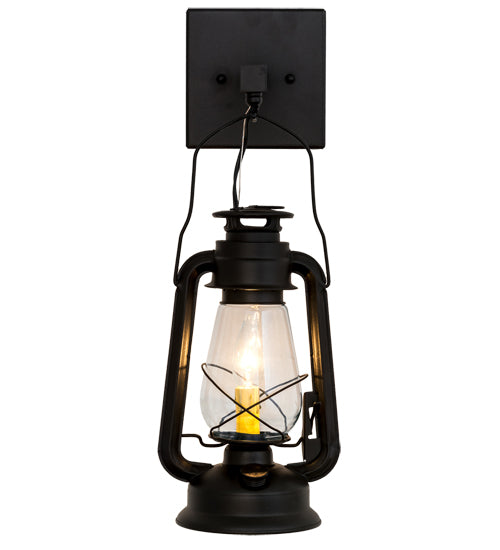 Meyda Tiffany Miners Lantern 169312 Wall Light - Black