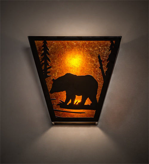 Meyda Tiffany Bear Creek 169334 Wall Light - Timeless Bronze