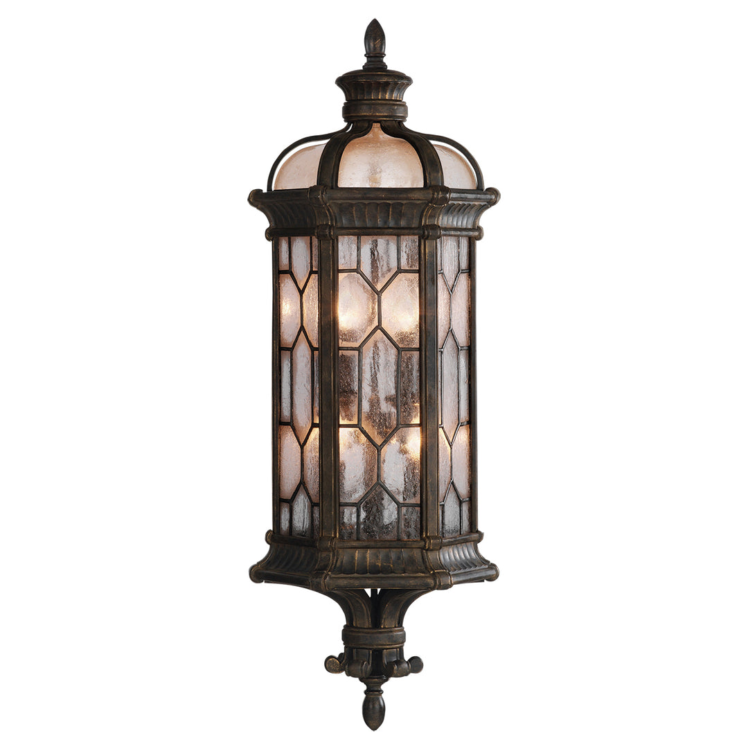 Fine Art Lighting 414981-1ST Devonshire Three Light Outdoor Coupe Outdoor Bronze / Dark