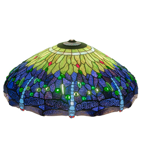 Meyda Tiffany Lighting 16943 Tiffany Hanginghead Dragonfly Shade Lamp Shade Multicolored