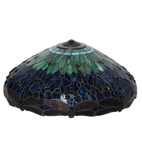 Meyda Tiffany Lighting 16943 Tiffany Hanginghead Dragonfly Shade Lamp Shade Multicolored