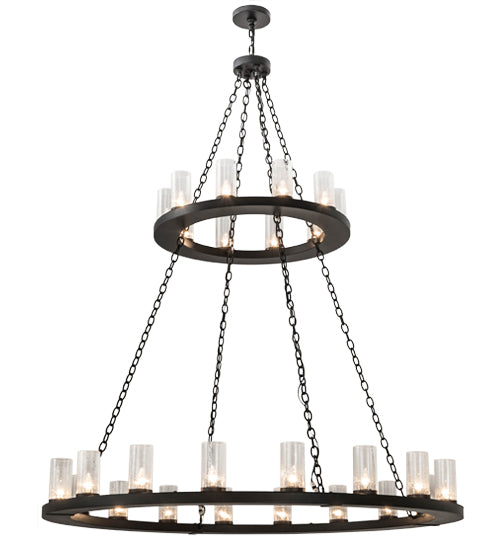 Meyda Tiffany Loxley 169536 Chandelier Light - Mahogany Bronze