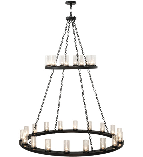 Meyda Tiffany Loxley 169536 Chandelier Light - Mahogany Bronze