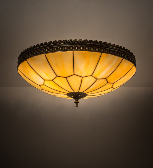 Meyda Tiffany Vincent 169613 Ceiling Light - Craftsman Brown