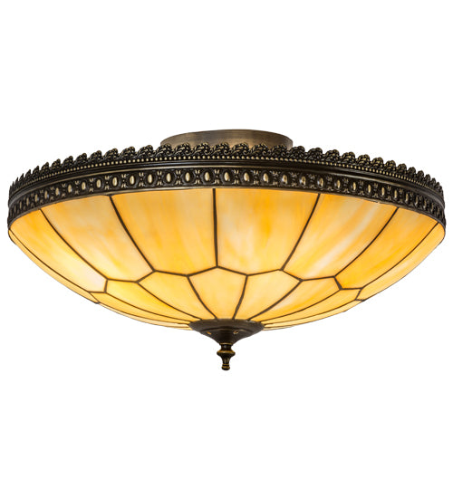 Meyda Tiffany Vincent 169613 Ceiling Light - Craftsman Brown