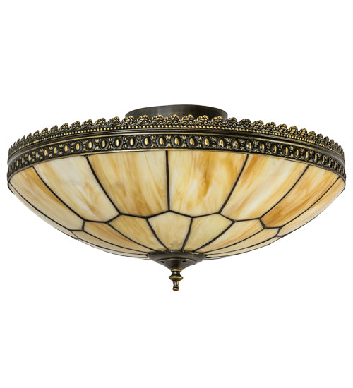 Meyda Tiffany Vincent 169613 Ceiling Light - Craftsman Brown