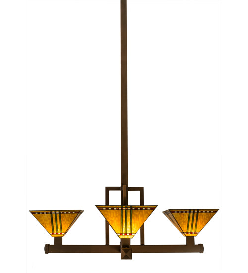 Meyda Tiffany Prairie Corn 169800 Chandelier Light - Craftsman Brown