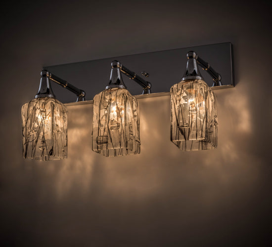Meyda Tiffany Metro Fusion 169822 Bath Vanity Light 24 in. wide - Chrome