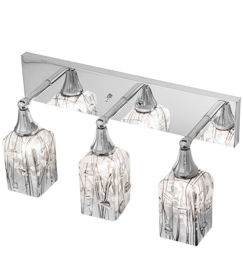Meyda Tiffany Metro Fusion 169822 Bath Vanity Light 24 in. wide - Chrome
