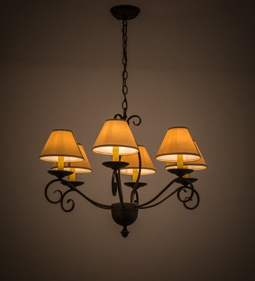 Meyda Tiffany Sienna 169823 Chandelier Light - Mahogany Bronze