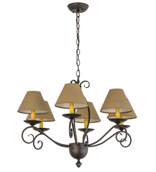 Meyda Tiffany Sienna 169823 Chandelier Light - Mahogany Bronze