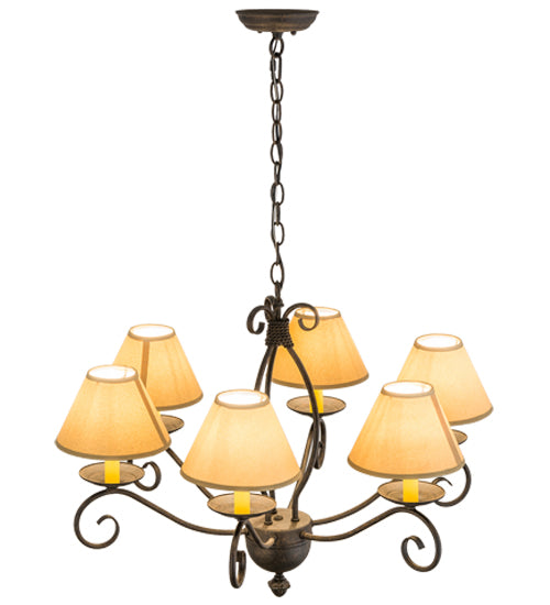 Meyda Tiffany Sienna 169823 Chandelier Light - Mahogany Bronze