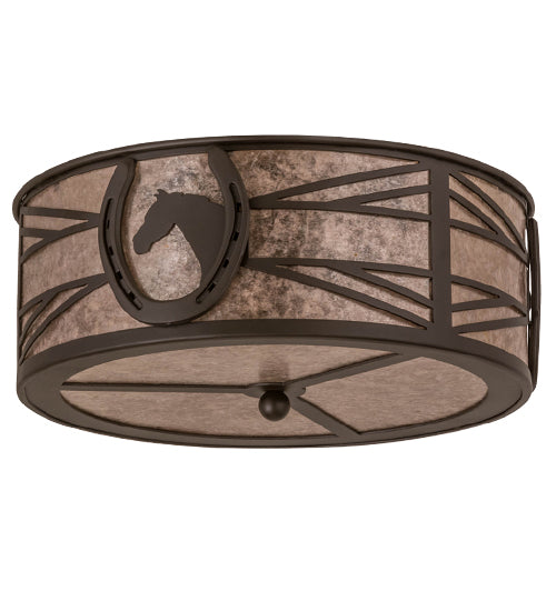 Meyda Tiffany Horseshoe 169866 Ceiling Light - Oil Rubbed Bronze