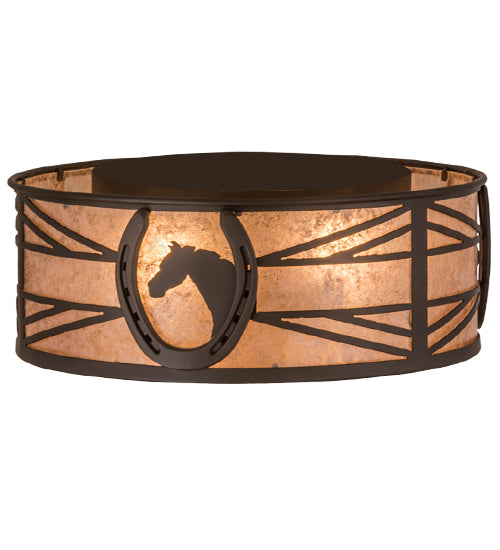 Meyda Tiffany Horseshoe 169866 Ceiling Light - Oil Rubbed Bronze