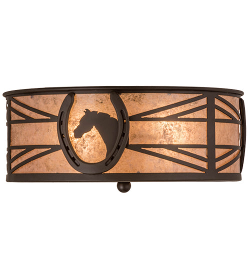 Meyda Tiffany Horseshoe 169866 Ceiling Light - Oil Rubbed Bronze