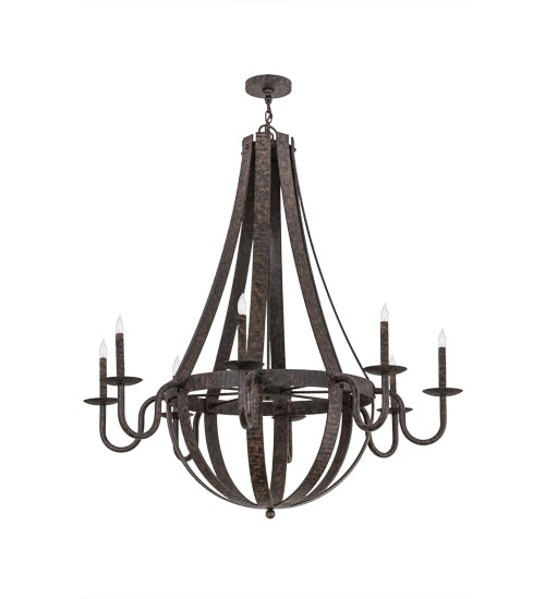 Meyda Tiffany Barrel Stave 169875 Chandelier Light - Mahogany Bronze